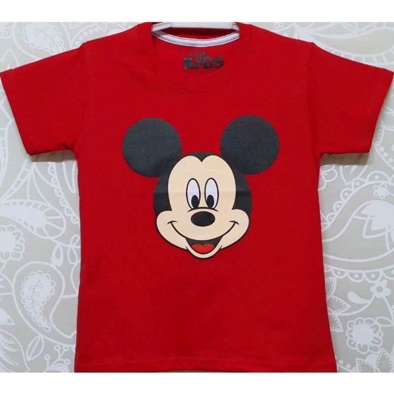 Kaos Anak laki-laki Mickey Mouse Merah