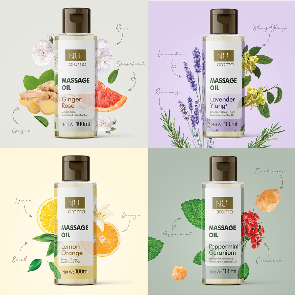 Massage Oil - Minyak Pijat Aromaterapi Nu Aroma