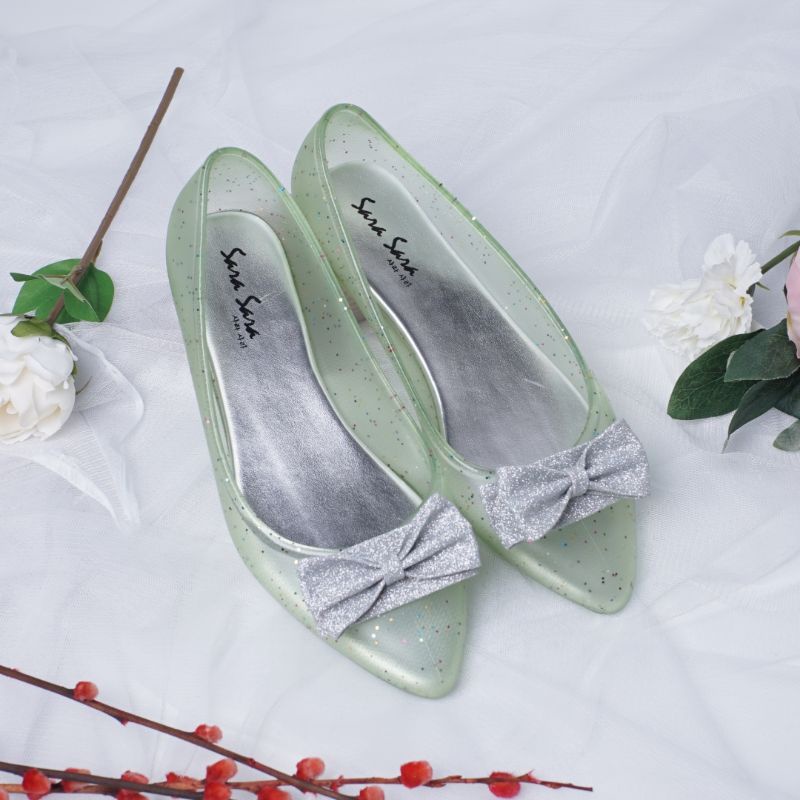 sepatu wanita sara sara kejora flat shoes jelly/ sepatu jelly sara sara kejora