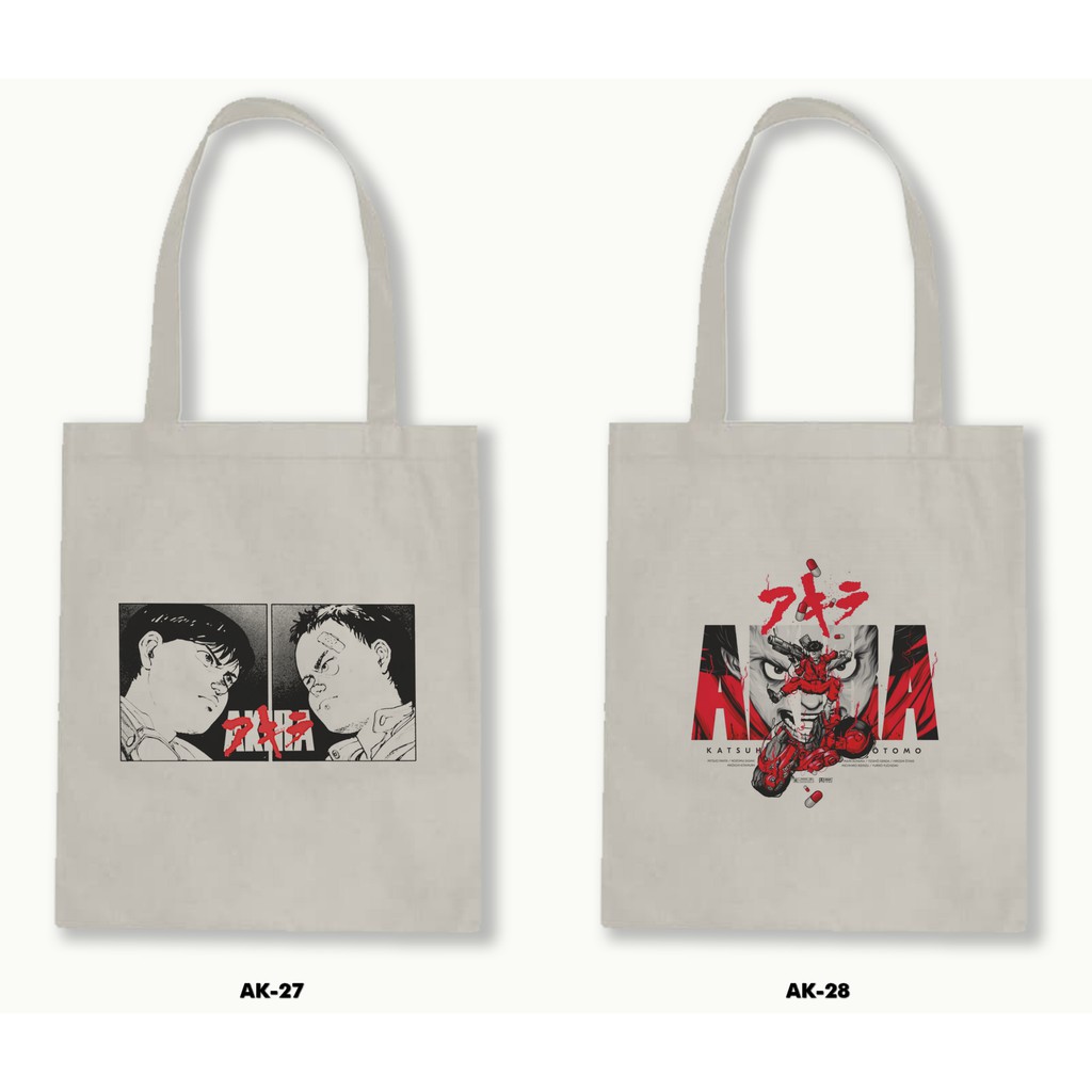 TOTE BAG BLACU - AKIRA /ANIME-MANGA .02