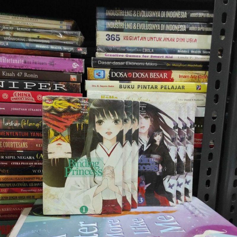 KOMIK ORIGINAL THE BINDING PRINCESS HIMENO HARU & MIZUKI YAMA KOMIK BARU CABUTAN BOLEH BELI SATUAN