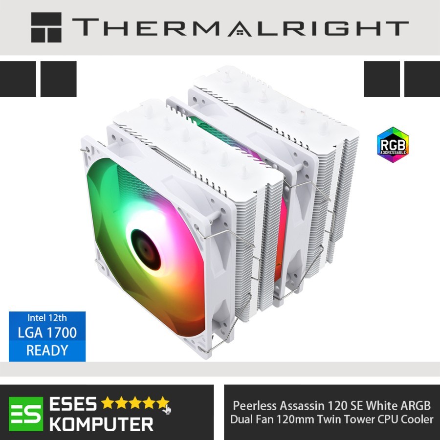 HSF THERMALRIGHT Peerless Assassin 120 SE White ARGB Twin Tower Cooler