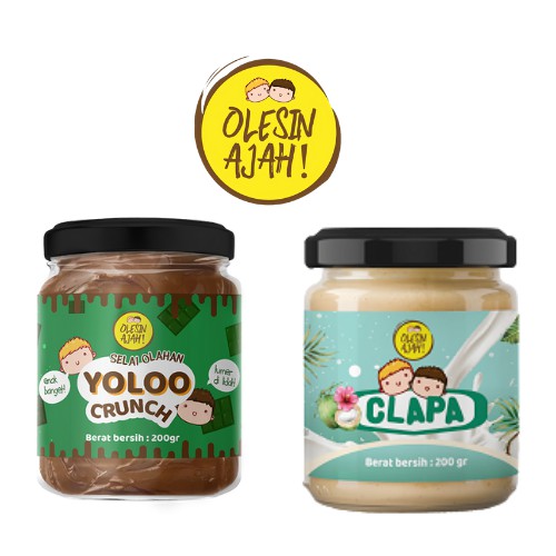 

Promo OlesinAjah Selai Yoloo 200Gr + Selai Clapa 200Gr