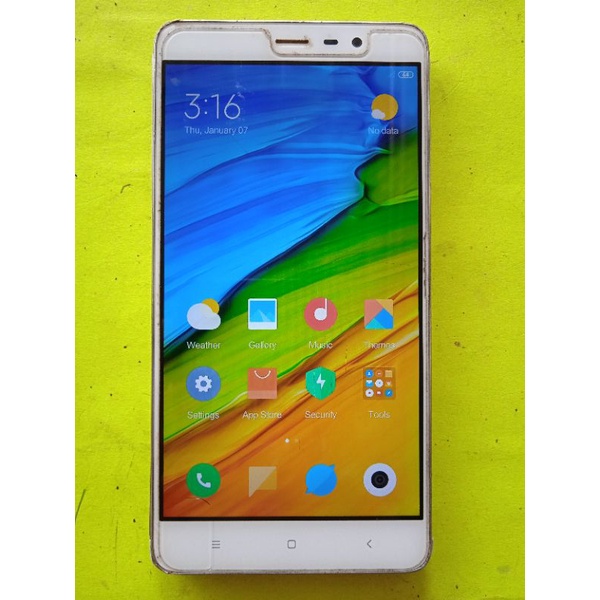 Hp seken Xiomi redmi note 3 original ram 2/16gb normal