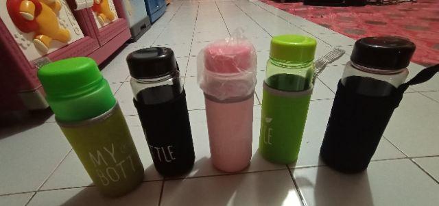 My Bottle / My Bottle Bening Full Color + Free Pouch Busa / Botol Minum