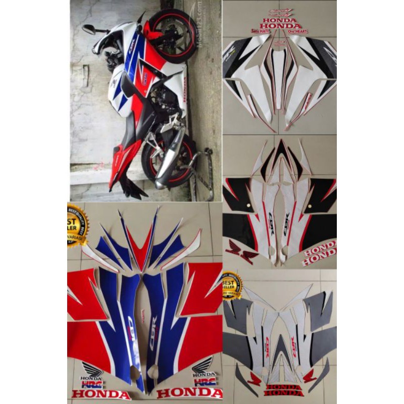 Striping Honda CBR 150 r 2015 2916 2017 full body stiker motor standar berkualitas terbaik termurah