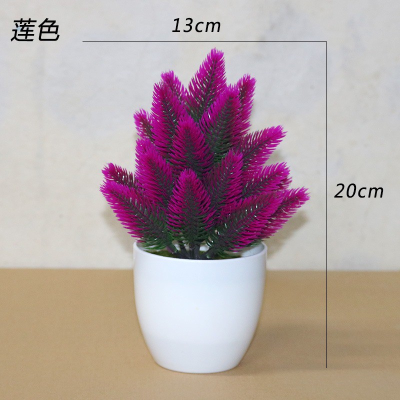 ☛TK☚ Ornamen Tanaman Hias Plastik Pot Bunga Artificial Daun Rambat Dekorasi Monstera Kering R233 R234