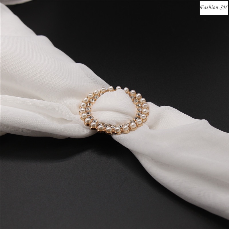 Bros Peniti Alloy Desain Simpel Hias Berlian Imitasi Untuk Wanita M40253