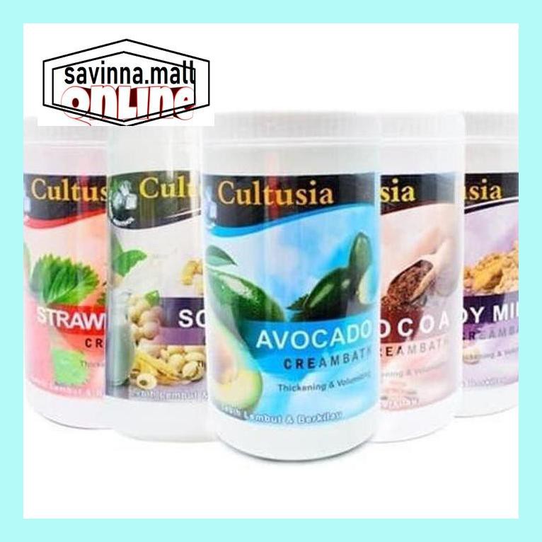 Rr70Stgs Cultusia Krim Cream Creambath 1Kg / 1000Ml All Variant - Avocado 4Drr80Ss