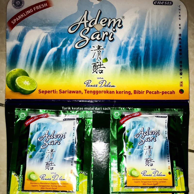 

Adem sari sachet 7gr / ADEMSARI murah solo