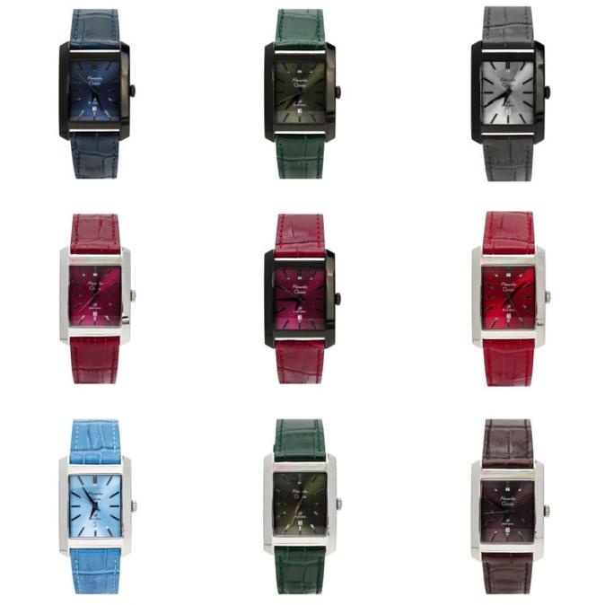 JAM TANGAN PRIA / WANITA ALEXANDRE CHRISTIE AC 1022 LEATHER ORIGINAL