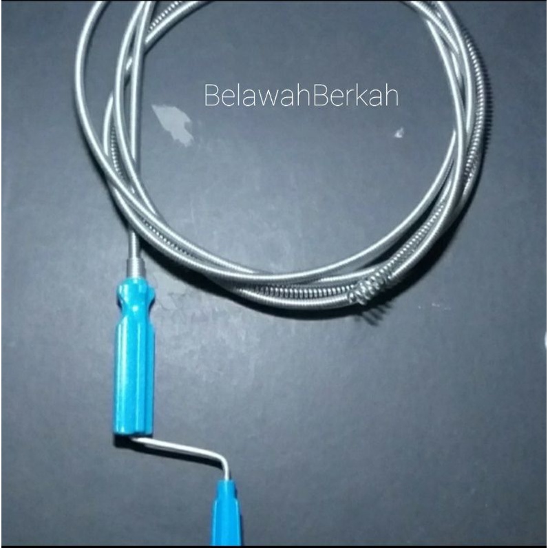 Pembersih Saluran Pipa Air mampet /kawat untuk selokan Mampet 5m