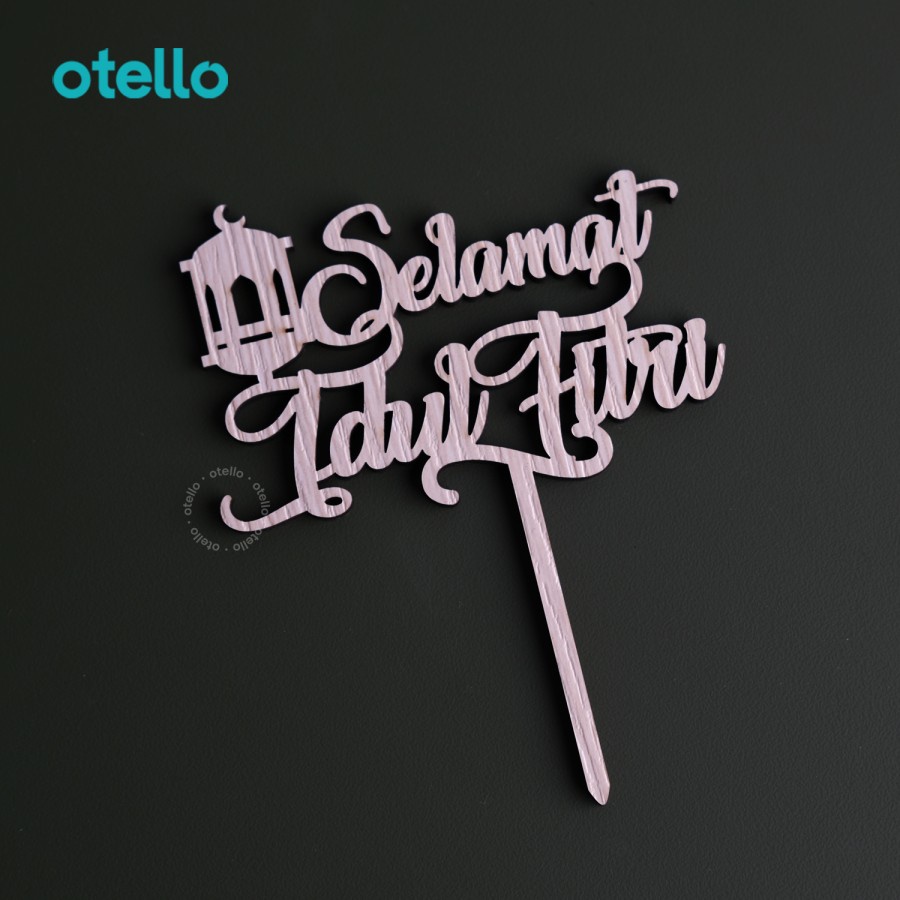 Cake Topper Selamat Idul Fitri Hiasan Tancapan Kue Caketopper Lebaran