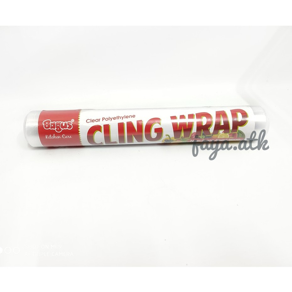 PLASTIK WRAP CLING WRAP PEMBUNGKUS MAKANAN BAGUS WRAPPING 30 CM X 45 METER REFILL ISI ULANG