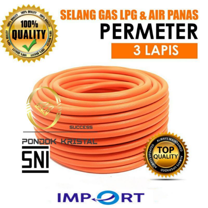 Selang gas LPG Regulator 3 lapis/ Selang gas SNI/ Selang gas anti tikus