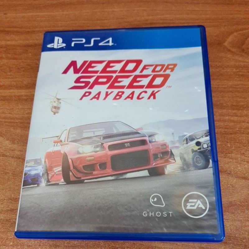 Kaset Playstation PS4 NEED FOR SPEED PAYBACK PS 4 PC Games Second Original