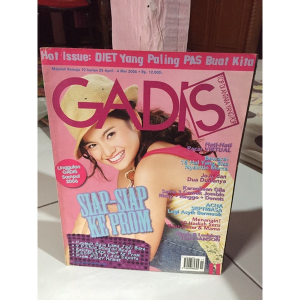 MAJALAH GADIS NO.11,25 APRIL-4 MEI 2006