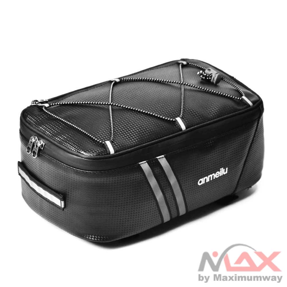 ANMEILU Tas Sepeda Bicycle Rear Carrier Bag Waterproof 7L - 7009 Warna Hitam