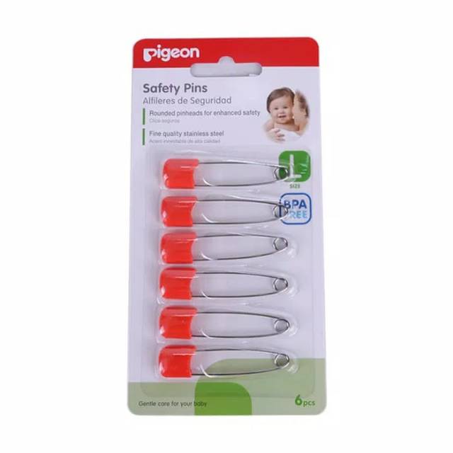 Pigeon Peniti Safety Pin bayi size L isi 6 pcs size S isi 9 popok bedong baby