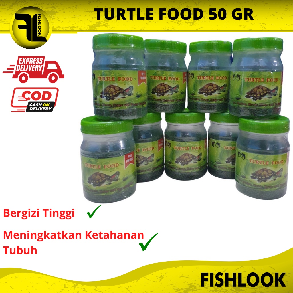 TURTLE FOOD 50gr kecil makanan pakan kurakura kura kura kura-kura turtle food stick