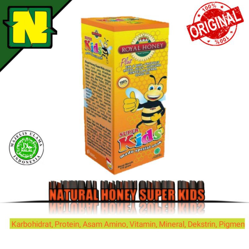 

MADU NATURAL HONEY SUPER KIDS - ROYAL JELY