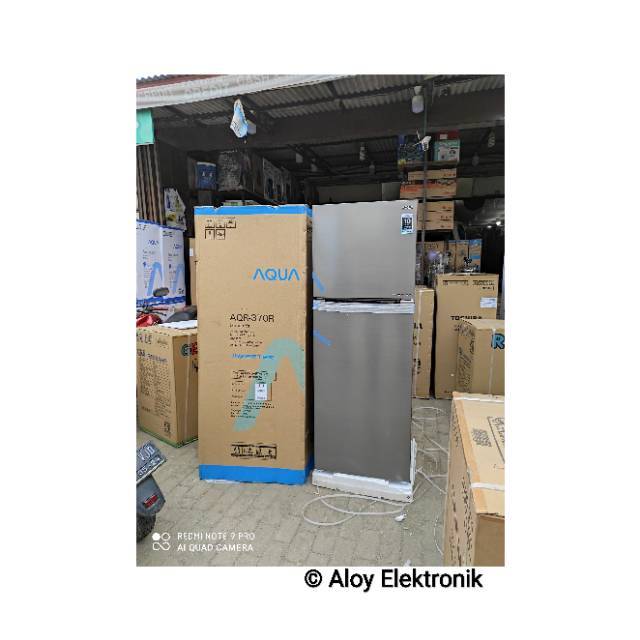 Aqua Kulkas 2 Pintu Aqr 370r 344 Liter Shopee Indonesia