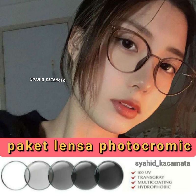 kacamata  PHOTOCROMIC minus antiradiasi (paket frame+lensa) 9531 kacamata