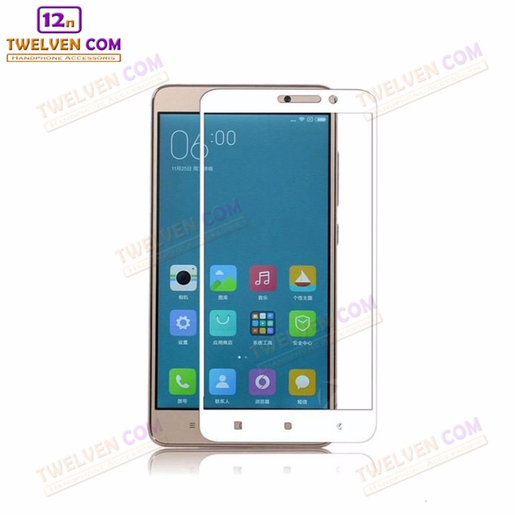 zenBlade 3D Full Cover Tempered Glass Xiaomi Redmi 4a - White