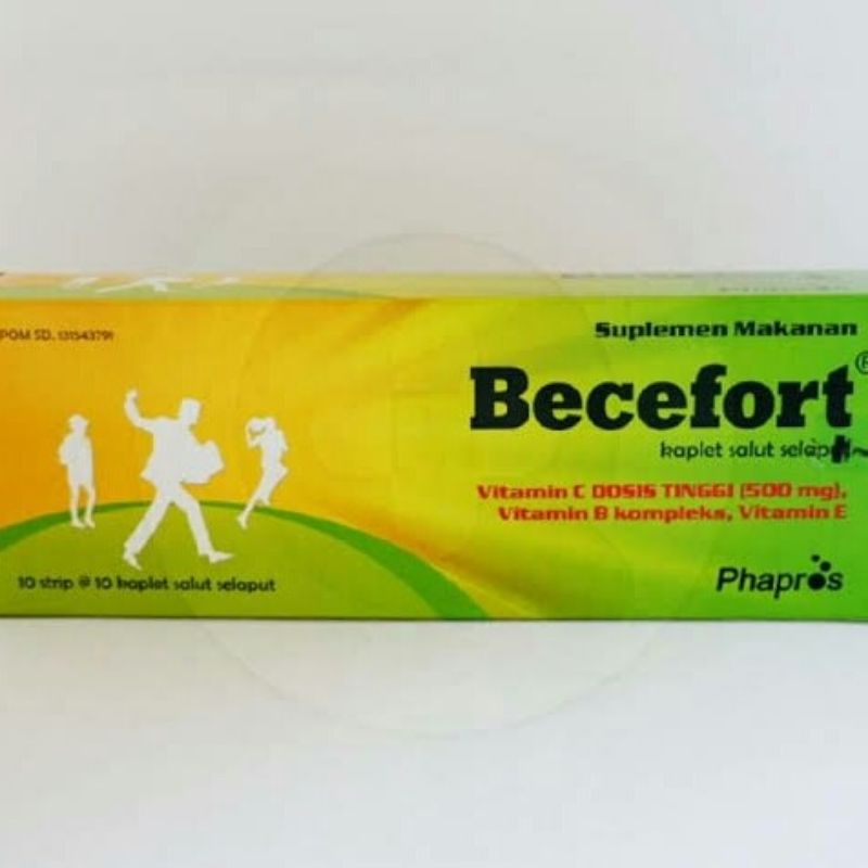 Becefort multivitamin strip isi 10 tablet