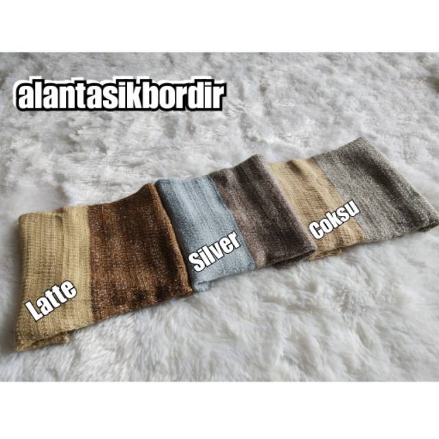 Alantasik - bandana gliter polos 2tone R.12