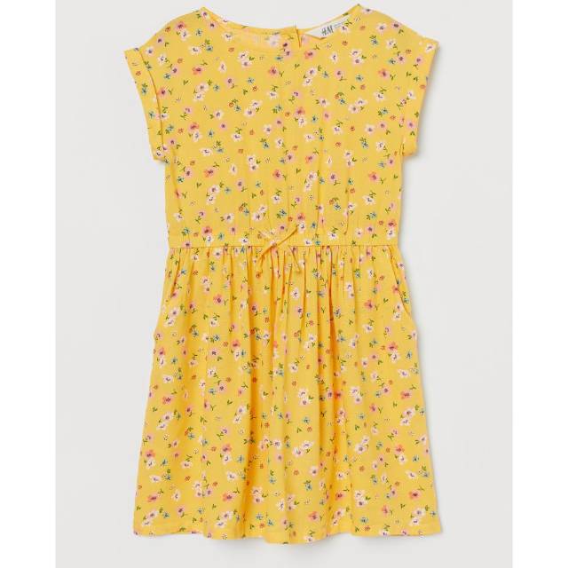 H&M KIDS DRESS YELLOW FLORAL