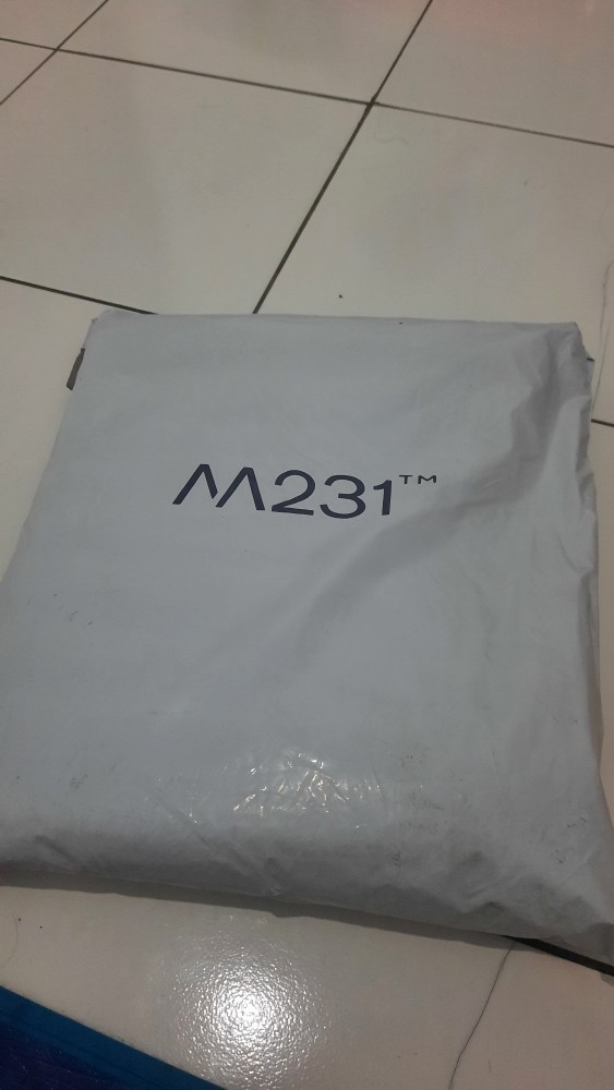 M231 Kemeja Pria Batik Panjang Biru 1574a