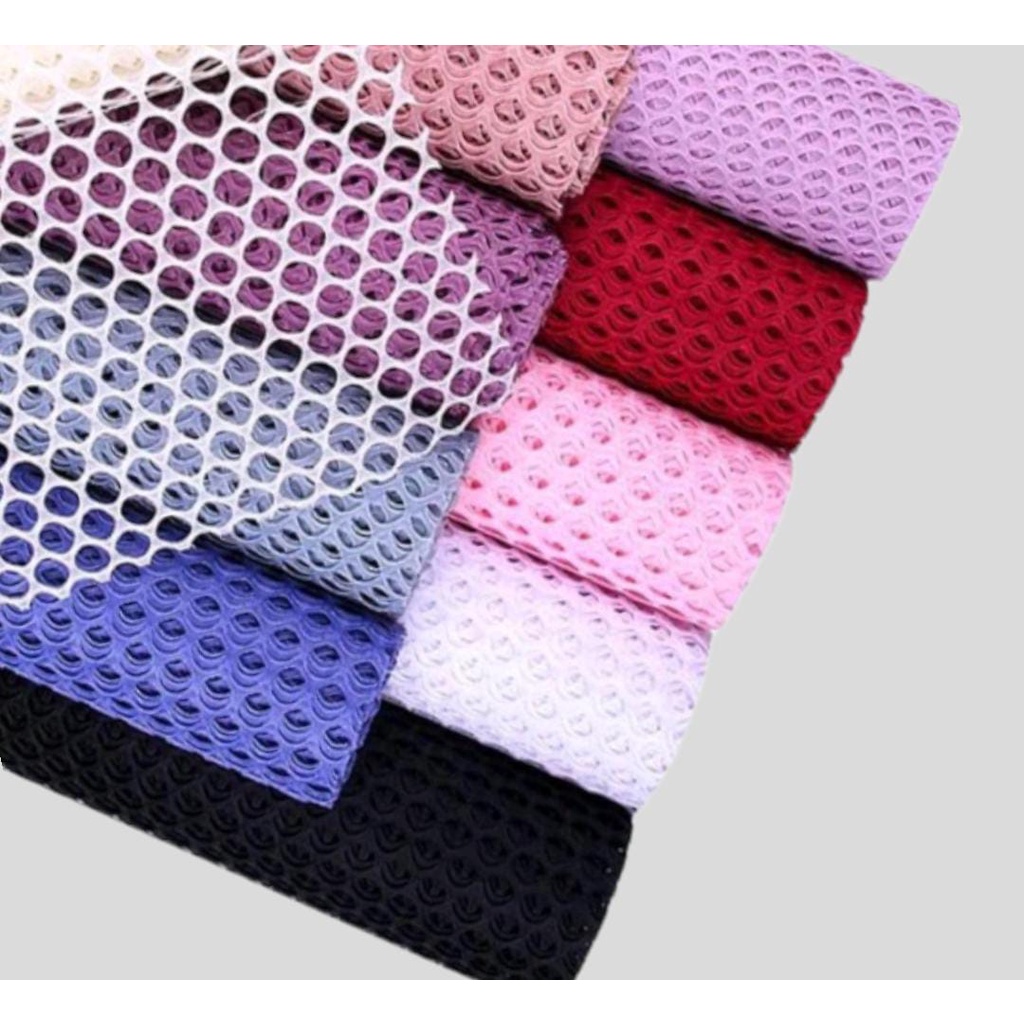 

Kertas jaring Bucket Bunga / Flower Warping Korean Circle Polynet