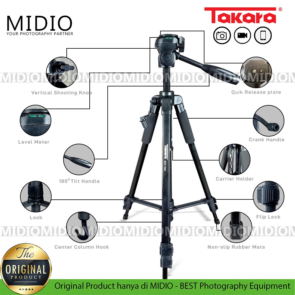 Tripod Takara ECO-196A Plus Holder U