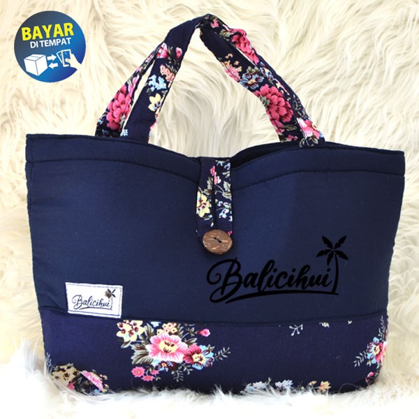 Balicihui Mukena Nadia Navy 1 Mukena Bali Jumbo Mukena Bali Dewasa by Balicihui