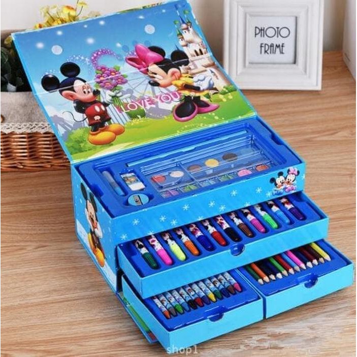 

Unik Crayon set 54 pcs crayon koper alat mewarnai anak mainan anak