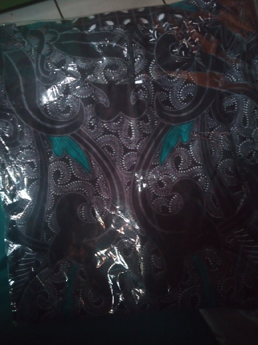 M-l-xl-xxl Batik Tunik Wanita Asj Sa Hrb026 Kenongo Pekalongan Sogan Tulis