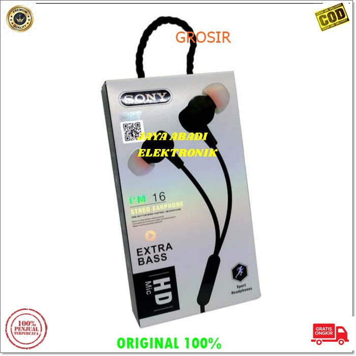 J266 SONY HEADPHONE HEADSET HANDFREE CABLE KABEL EARPHONE MUSIK TELPON HO HANDOHONE AUDIO SUATA SMULE KARAOKE ANDROID UNIVERSAL MULTI 3.5MM BASS BASS BISA KE SEMUA MEREK HP SUARA JERNIH BUAT MUSIKAN TIDAK BERISIK SANGAT REKOMEMDED BANGET