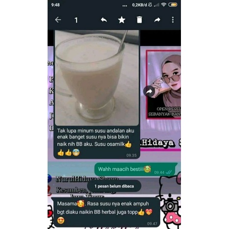 OSAMILK (PENGGEMUK BADAN)  harga termurah n paling disukai