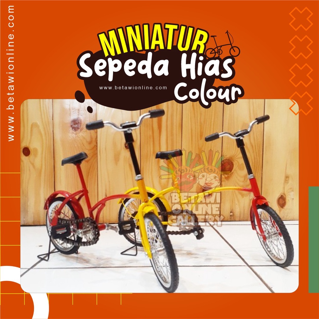 Miniatur Sepeda Hias Colour