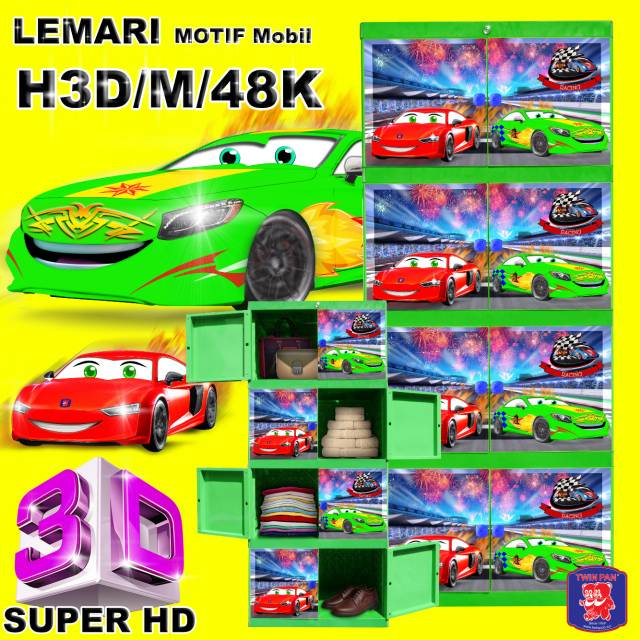 LEMARI PLASTIK TWINPAN_MOBIL - MOBILAN