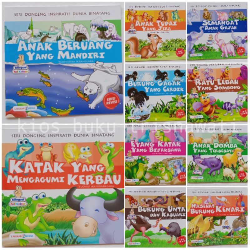 Jual Buku Cerita Anak Inspiratif Bergambar Bilingual Full Colour ( LM ...