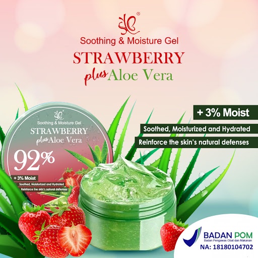 [BULAT] SYB STRAWBERRY PLUS ALOE VERA GEL 92% - 100ml