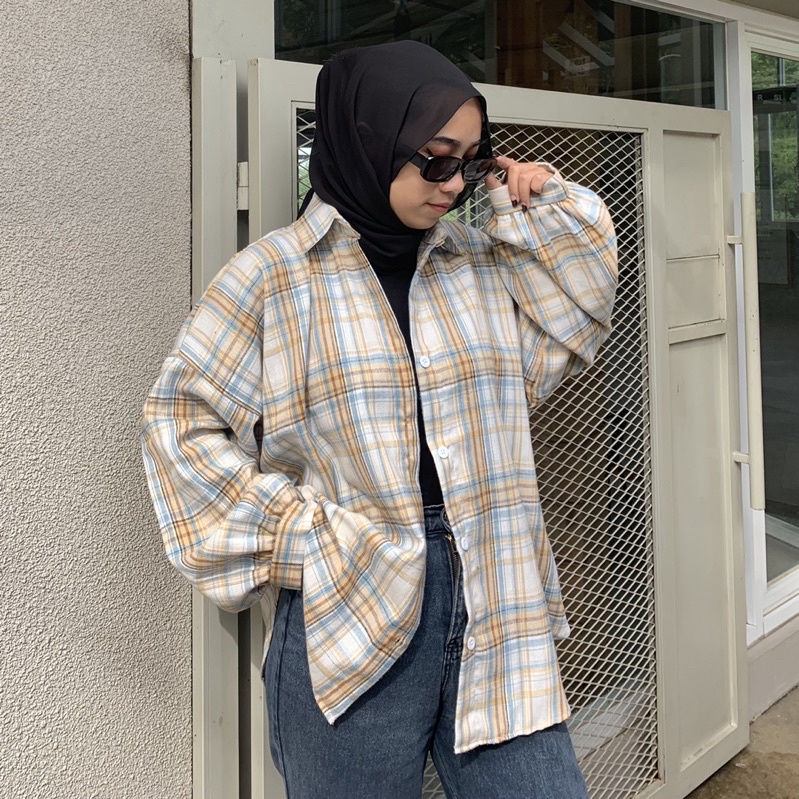 Kemeja Flanel Bigsize | Oversize flanel korean style