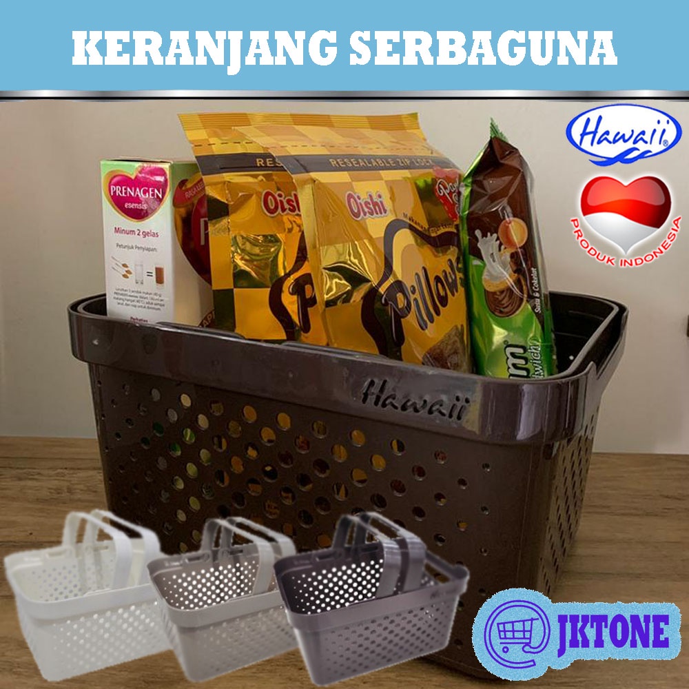 HAWAII 5764 - LUXIO - KERANJANG SERBAGUNA - PLASTIK - SIZE L