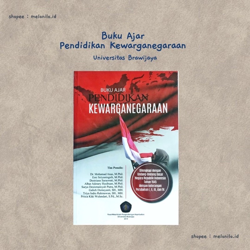 Buku Ajar Pendidikan Kewarganegaraan Universitas Brawijaya UB