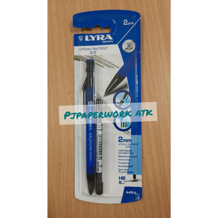 

Berkualitas Pensil Mekanik Orlow Tekno Lyra 2 Mm Original Diskon