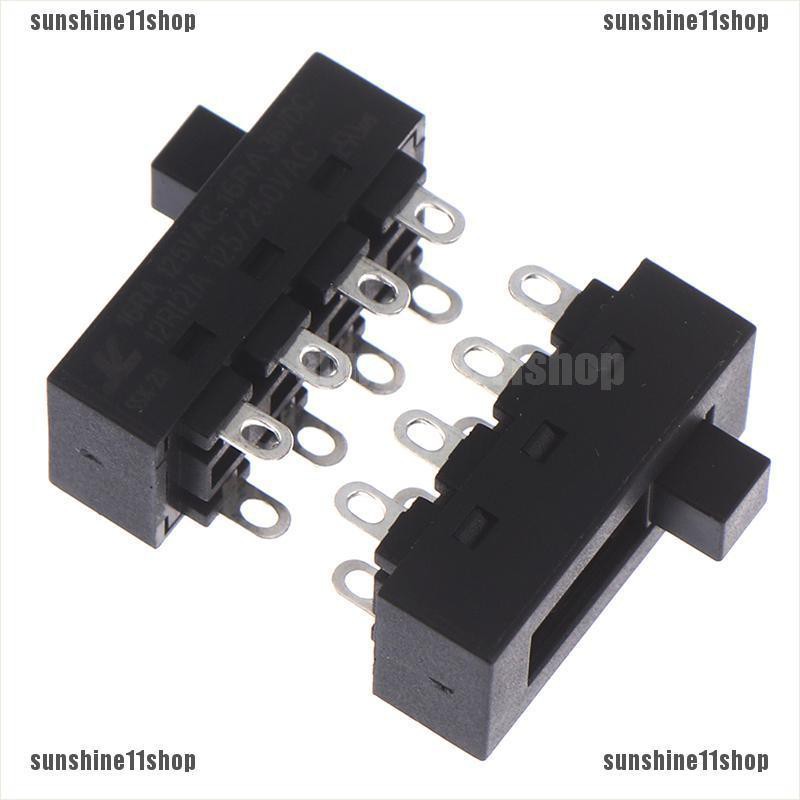 [Shop] 2Pcs Switch Toggle Slide 12A 250V 3 Posisi lq-103h untuk Pengering Rambut