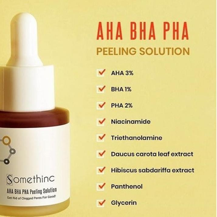 Somethinc AHA BHA PHA Peeling Solution