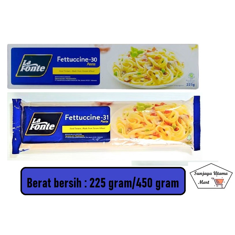 

La Fonte Fettuccine Pasta-Fettuccine Pasta La Fonte 225g/450g